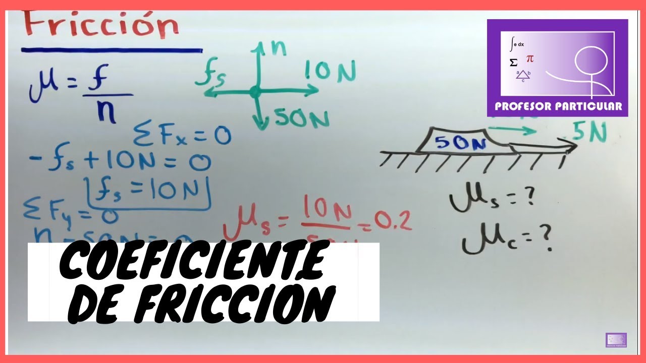 Descubre cómo calcular el coeficiente de fricción 5 pasos sencillos