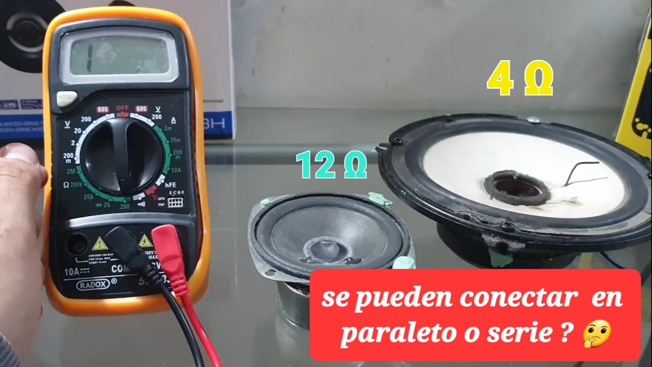 Conectar bocinas de 4 ohms a 2 ohms guía completa y práctica para